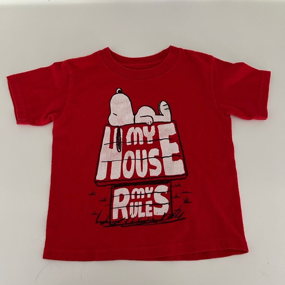 Peanuts Snoopy My House My Rules Shirt